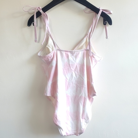 New Solid & Striped The Olympia Ballet Barbie Pink Tie Dye Swimsuit NWT Medium - Picture 13 of 16